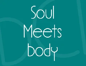 Mf Soul Meets Body font