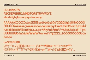 Sanshiro Demo font