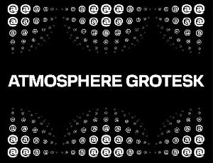 Atmosphere Grotesk Family font