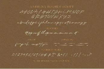 Gardena Holmes Duo font