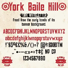 York Baile Hill font