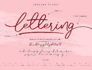 Jovanka Script Free Download font