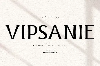 Vipsanie font