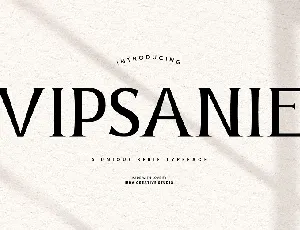 Vipsanie font