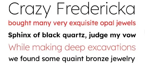 Readex Pro Typeface font