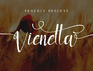 Vienetta font