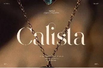 Calista font