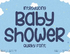 Baby Shower font
