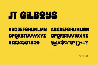 Jt Gilboys font