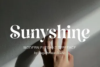 Sunyshine font