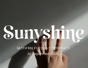 Sunyshine font