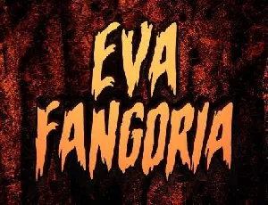 Eva Fangoria Family font