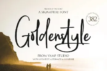 Goldenstyle font