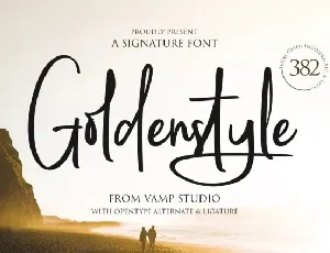 Goldenstyle font