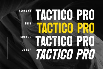 Tactico Pro font