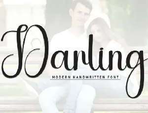 Darling Calligraphy font