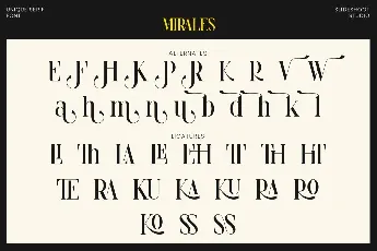 Mirales font