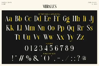 Mirales font