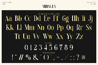 Mirales font