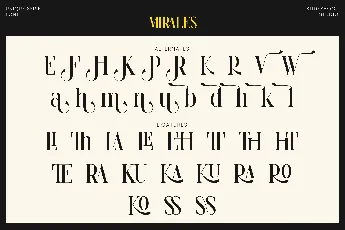 Mirales font