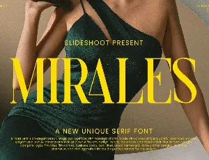 Mirales font