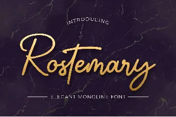 Rostemary font