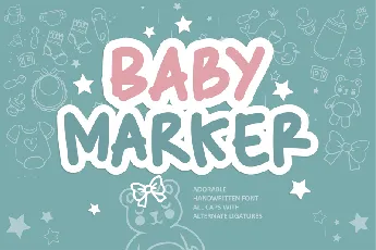 Baby Marker font