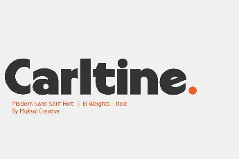 Carltine font