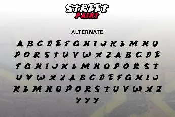 Street Paint Demo font