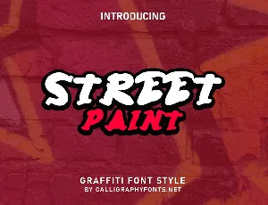 Street Paint Demo font