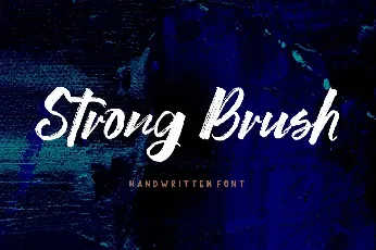 Strong Brush font