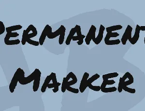 Permanent Marker font