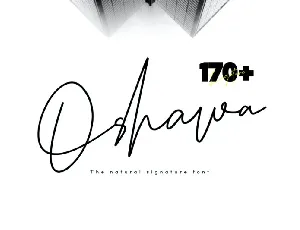 Oshawa font