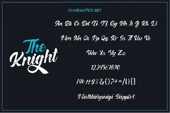 The Knight font