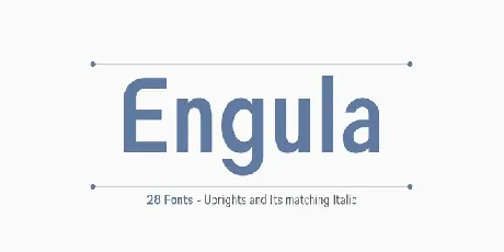 Engula Sans Family font