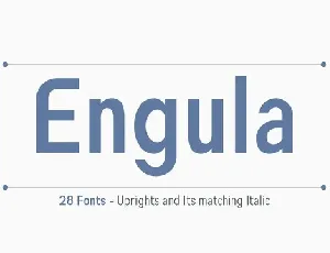 Engula Sans Family font