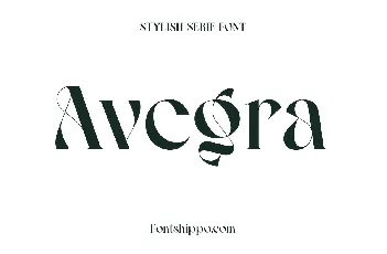 Avegra font