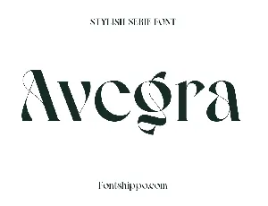 Avegra font