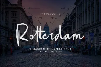 Rotterdam Script Free Download font