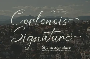 Corlenois Signature font