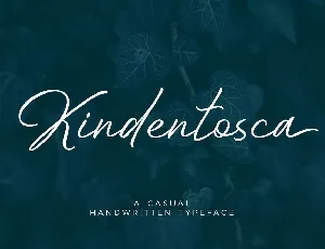 Kindentosca font