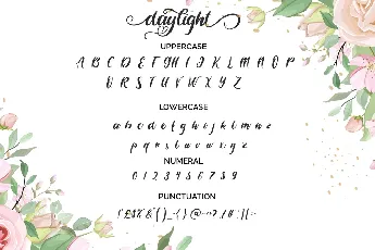 Daylight font