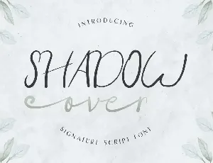 Shadow Over Demo font