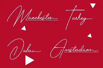 Housttely Signature font