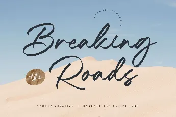 Breaking Road font