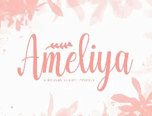 Ameliya font