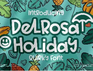 Delrosa Holiday font