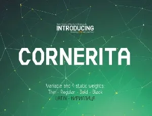 Cornerita Family font