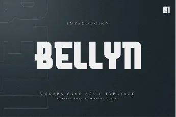 Bellyn font