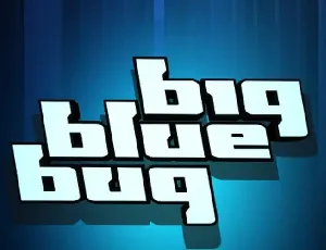 Big Blue Bug Display font